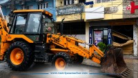 मन्त्रीको निर्देशनपछि कोशी अस्पतालको अतिक्रमित क्षेत्रमा चल्यो डोजर