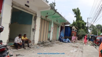 अतिक्रमण हटाएर जग्गा संरक्षणमा कोशी अस्पताल, अब पर्खाल लगाइने