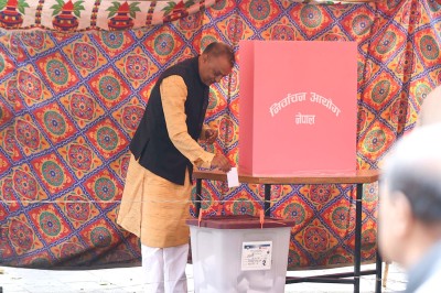 गगन थापाले गरे मतदान