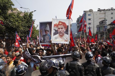 राजधानीमा राजतन्त्र पक्षधरको र्‍याली 