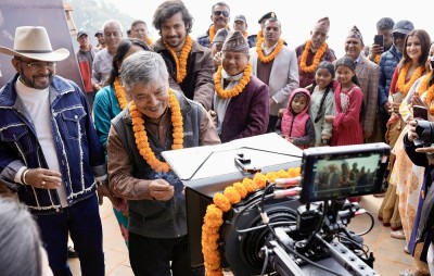 गोरखा दरबारमा चलचित्र ‘पहाड’ को छायाङ्कन सुरु
