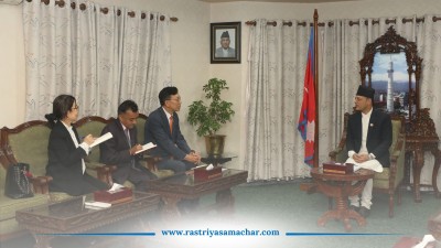 सभामुख अर्यालसँग कोरियाली राजदूत तायोङ पार्कको शिष्टाचार भेटवार्ता