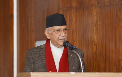 पूर्वराष्ट्रपति विद्या भण्डारीले चुनाव हारेकाहरू बोकेर कुदिराख्नुभएको छ : ओली