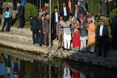 राष्ट्रपतिद्वारा गुह्येश्वरीमा छठी माताको पूजा आराधना