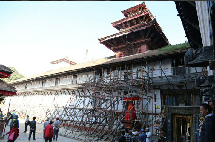 हनुमानढोका क्षेत्रको पुनःनिर्माण तीव्र