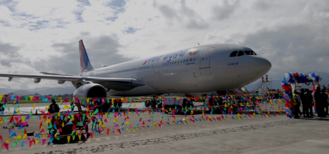 वाइडबडी जहाज भाडामा दिन चलखेल