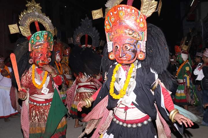 एघार वर्षपछि नवदुर्गा नाच प्रदर्शन शुरु