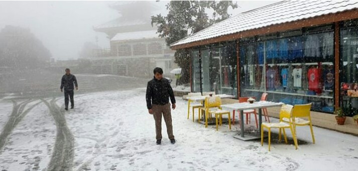 पश्चिमी वायुको प्रभावले काठमाडौंमा हिउँ र वर्षा