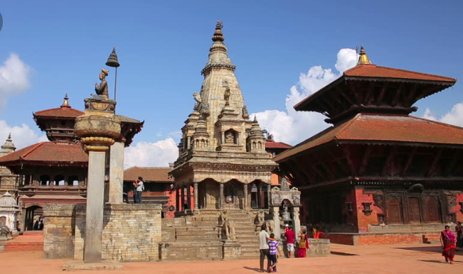 चार नारायण मन्दिरको पहिलो तलाको काम सकियो