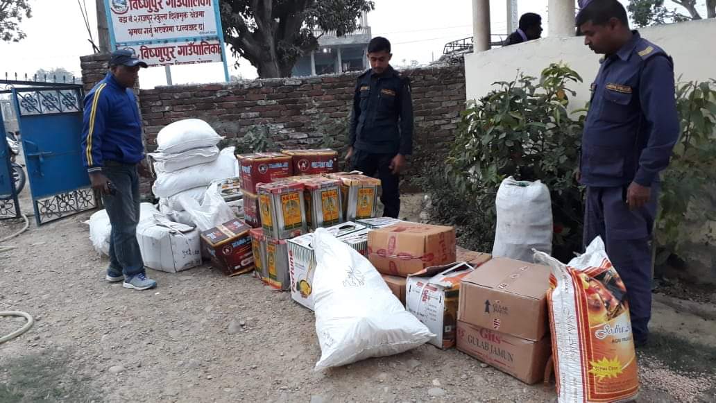 अबैध भन्सार छलीका समान बरामद