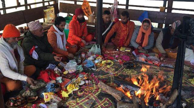 राप्रपाको राष्ट्रिय स्वाभिमान यात्राका लागि पाथीभरा मन्दिरमा धार्मिक अनुष्ठान सम्पन्न (फोटो सहित)