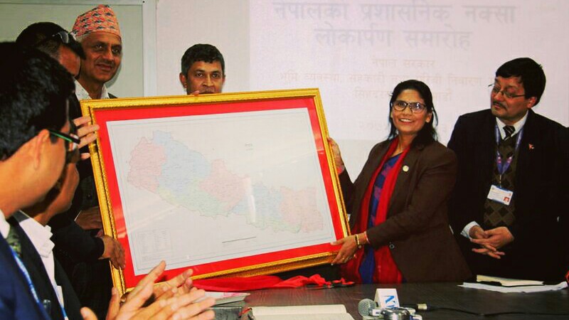 कालापानी र लिपुलेक सहितको नेपालको नयाँ नक्सा सार्वजनिक