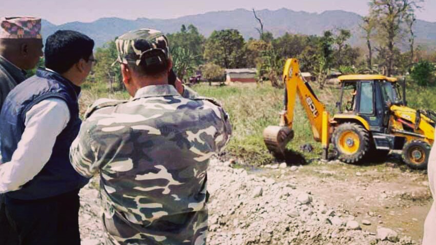 कञ्चनपुरमा भारतीय पक्षबाट सडक निर्माणमा अवरोध