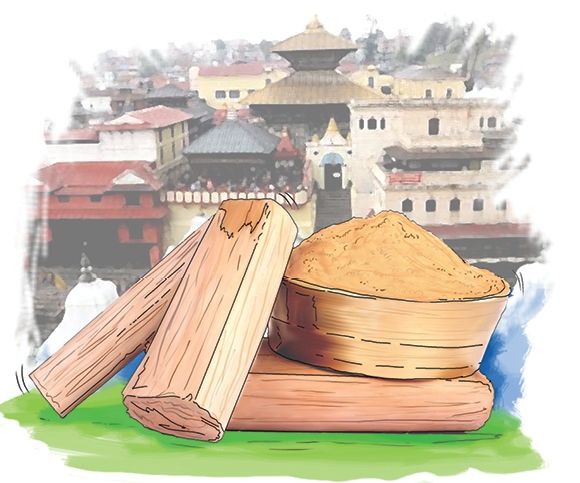 पशुपतिमा थरीथरीका चन्दन