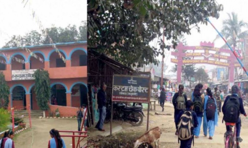 सिरहाका नेपाली विद्यार्थी गाउँछन् भारतीय राष्ट्रिय गान