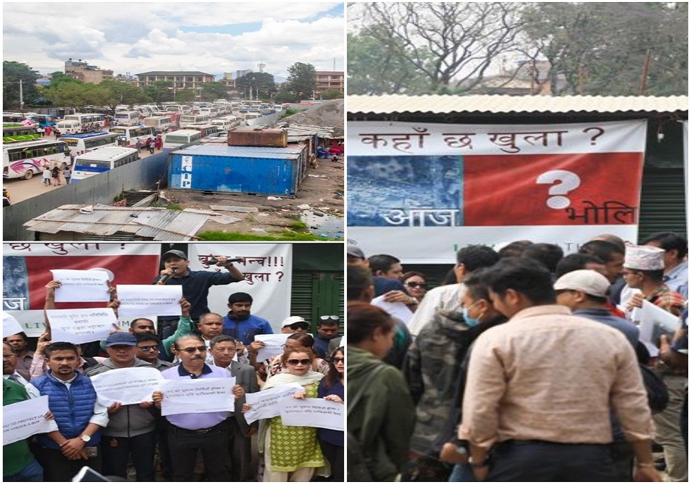 खुल्लामञ्ज कब्जाः रातारात सटर बनाएर भाडामा दिइ पसल सञ्चालन, महानगर चुपचाप