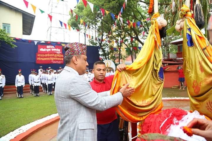 चैते दशैंको अवसरमा प्रहरी प्रधान कार्यालयमा मौलो पूजा सम्पन्न