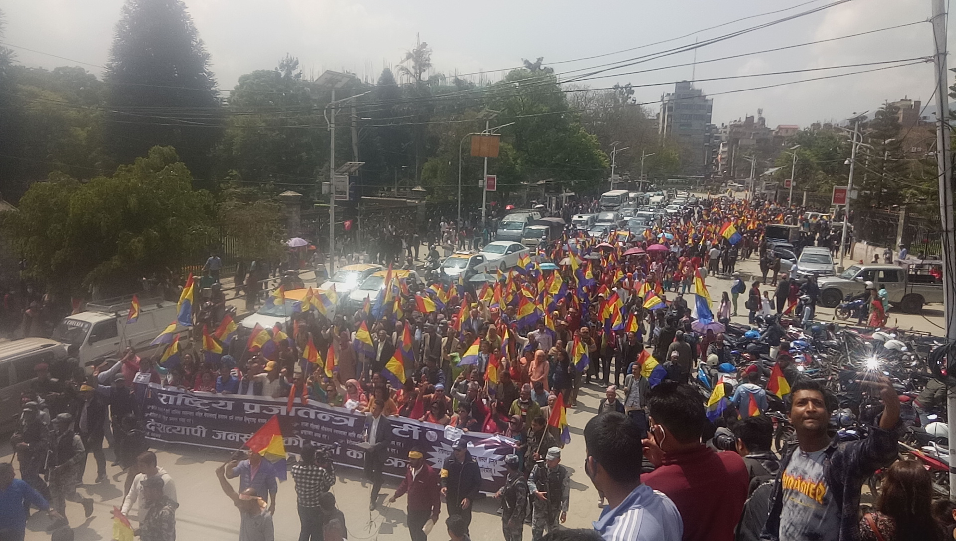 शान्तिपुर्ण धर्नामा लाठीचार्ज र अश्रुग्यास प्रहारले सरकारको निरंकुश चरित्र उदांगो:राप्रपा