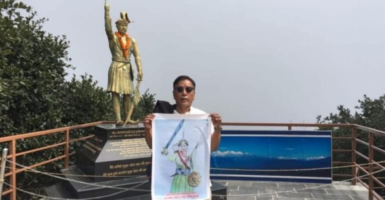 अराजक आङकाजीद्वारा चन्द्रागिरीबाट पृथ्वीनारायण शाहको शालिक हटाउन माग