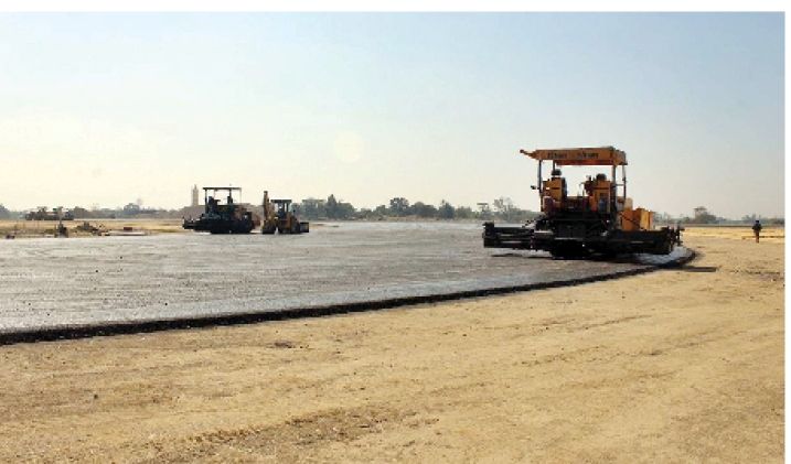 गौतमबुद्ध अन्तर्राष्ट्रिय विमानस्थल सामग्री अभावले फेरि काम प्रभावित