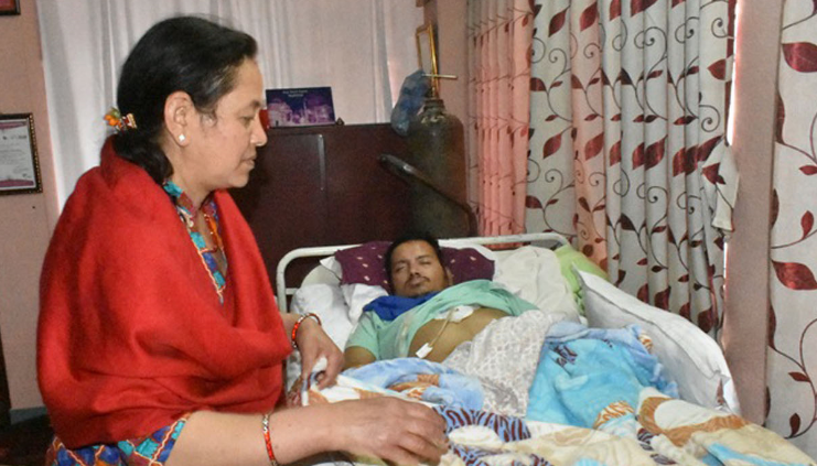 तेह्र वर्षदेखि जनआन्दोलनका घाइते मुकेशको अवस्था उस्तै