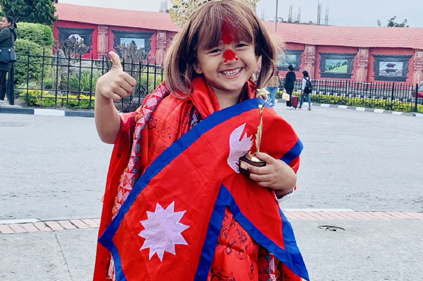 ५ वर्षकी प्रिन्सा बनिन् मिनी मोडल वर्ल्ड