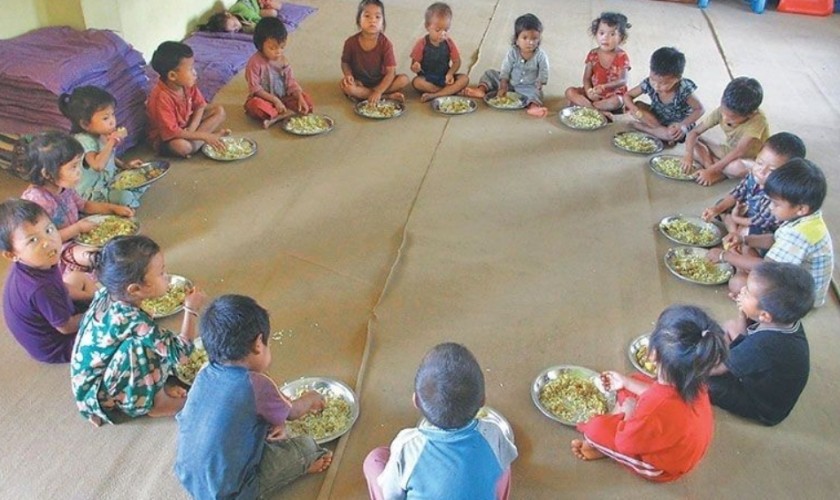 बालबालिकाको खाजामा घोटाला