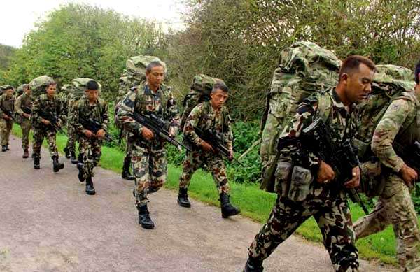 सेनाले गर्‍यो विस्फोटकको परीक्षण