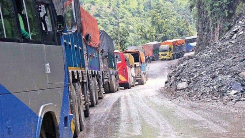 पृथ्वी राजमार्ग आज रातिदेखि अवरुद्ध