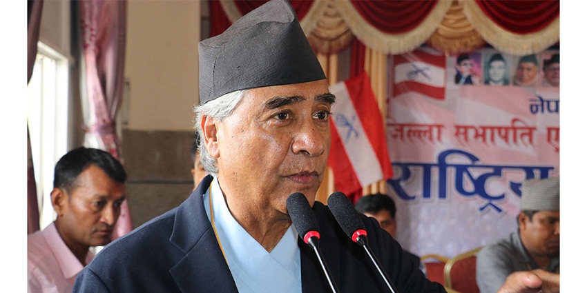 सरकार नसच्चिए सडकमा उत्रिने देउवाको चेतावनी