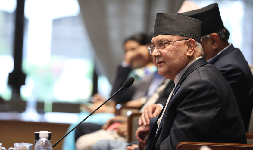 सरकारका निर्णय सिपाहीले झैं रक्षा गर्न प्रधानमन्त्री ओलीको निर्देशन