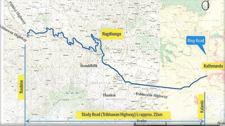१५ अर्बमा नागढुंगा सुरुङमार्ग बनाउने सम्झौता