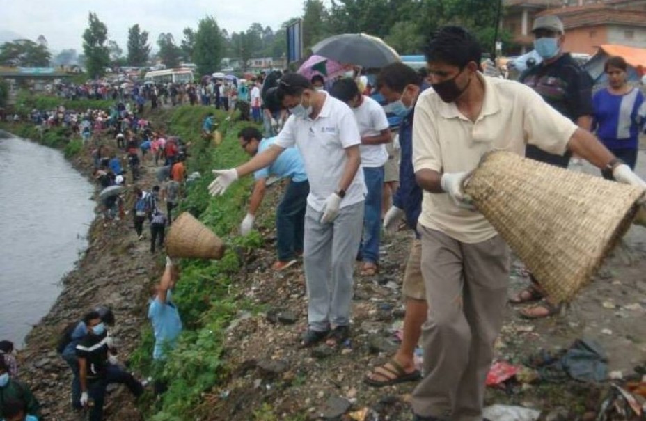 उपत्यकामा सफाइ अभियान जारी