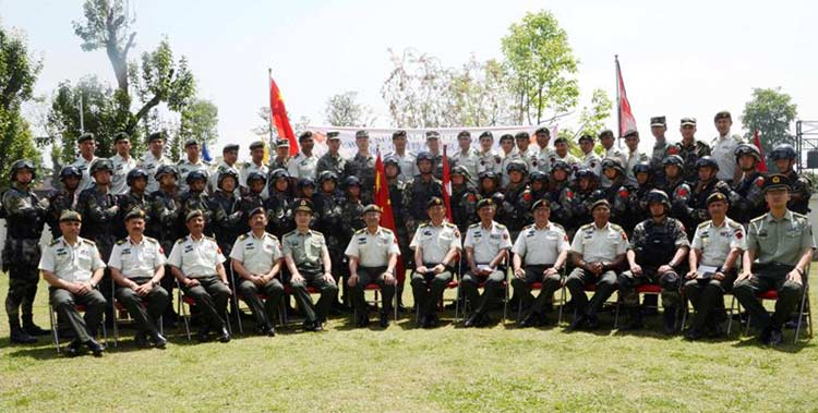 नेपाल–चीन संयुक्त सैन्य अभ्यासको लागी चिनीयाँ सेना काठमाडौँमा