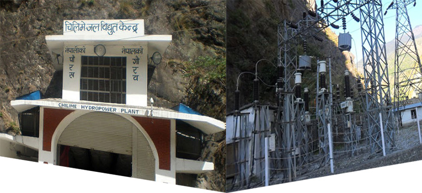 चिलिमे जलविद्युतको उत्पादन बन्द