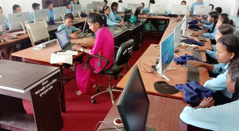 हल्दिबारीका सबै सामुदायिक विद्यालयमा कम्प्यूटर शिक्षा