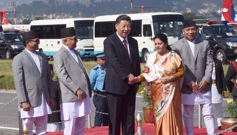 चिनियाँ राष्ट्रपति सी स्वदेश फर्किए