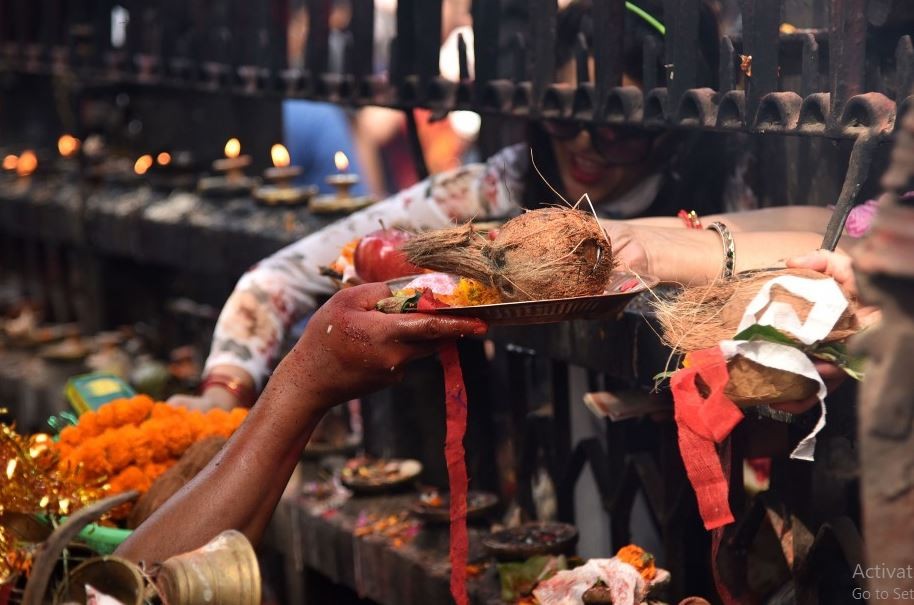 शक्तिपीठमा भक्तजनको भीड, कुष्माण्डा देवीको आराधना