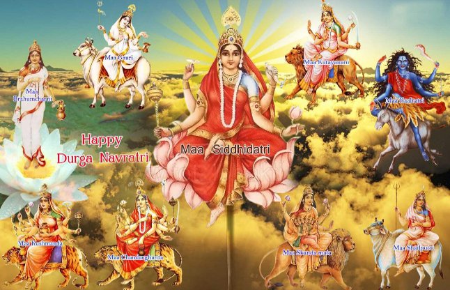 नौदुर्गाको नौऔषधिय प्रतिबिम्ब