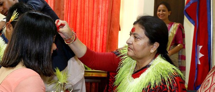 राष्ट्रपतिले टीका लगाइदिनुहुने