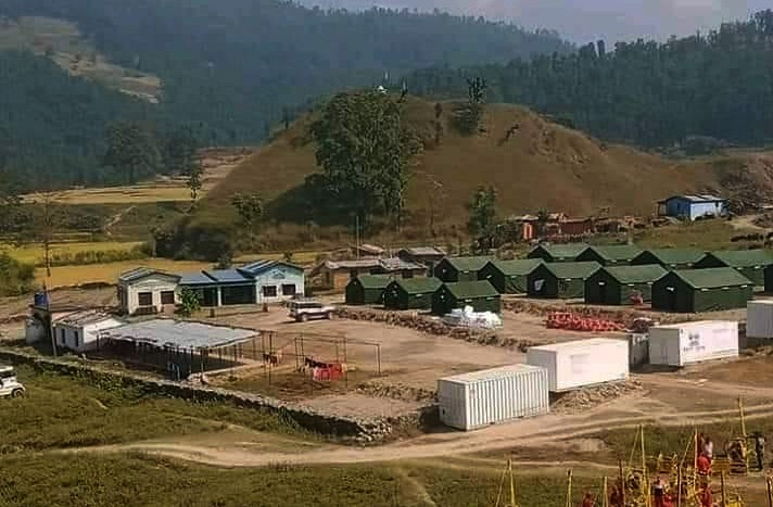 पेट्रोलियम पदार्थ भण्डारणको अन्वेषण गर्न आएका चिनियाँ टोलीले बनाए बेसक्याम्प