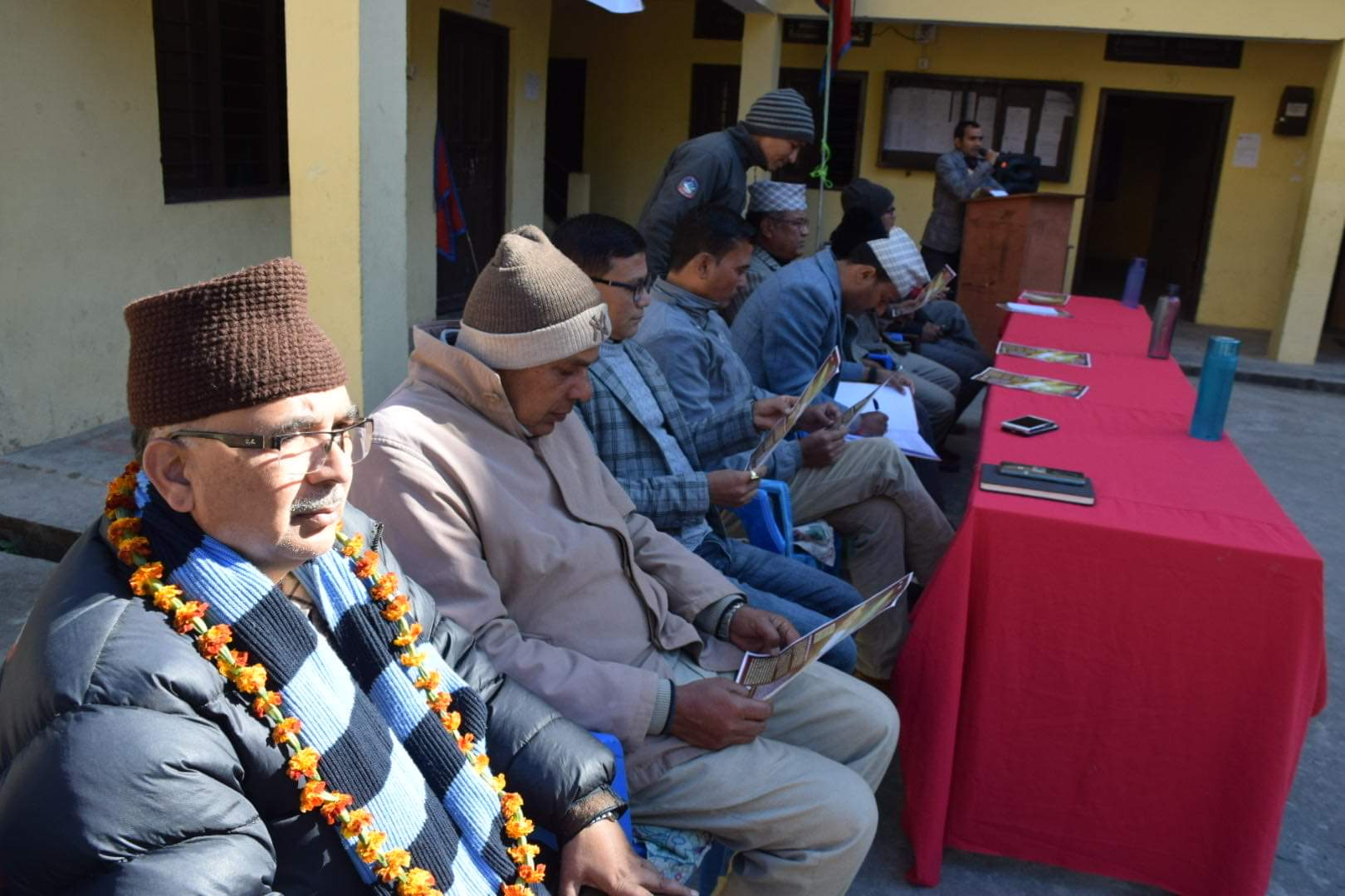 दार्चुलाको खलंगामा फणीन्द्र नेपाललाई नागरिक अभिनन्दन