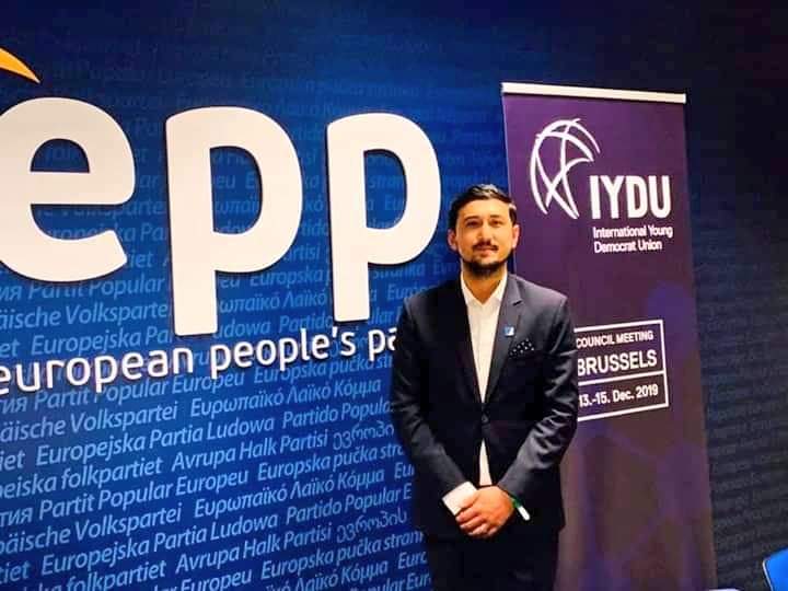 बेल्जियममा भएको युवा सम्मेलनमा राप्रपा युवा संगठनका हिकमत जङ्ग कार्की चयन