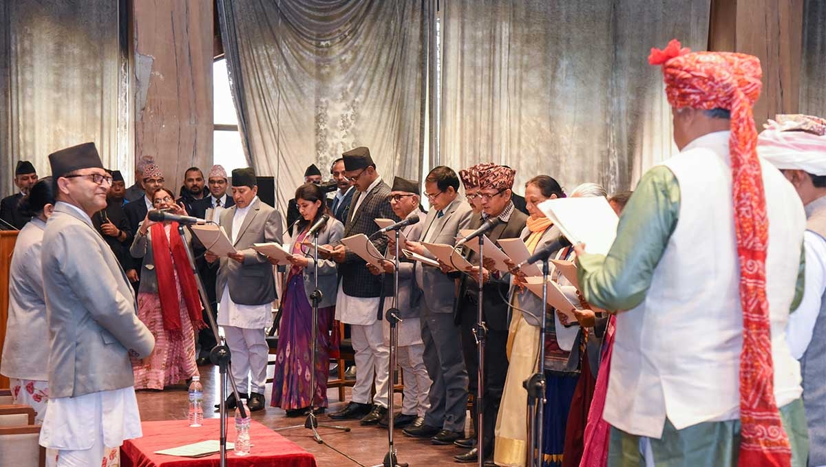 राष्ट्रियसभाका नयाँ १८ सदस्यको शपथ