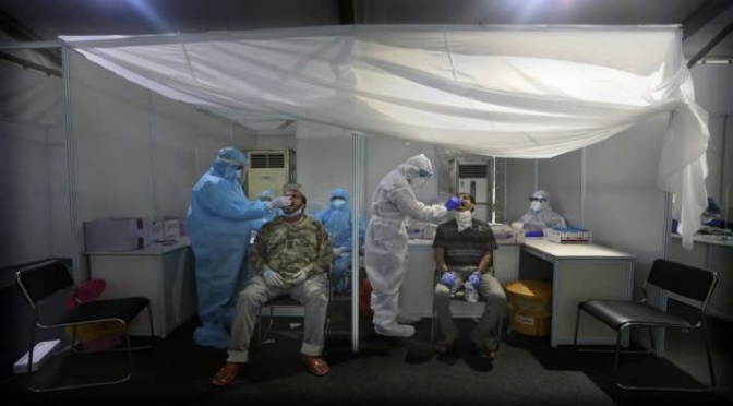 भारतमा एकैदिनमा अहिलेसम्मकै अत्यधिक सङ्क्रमित